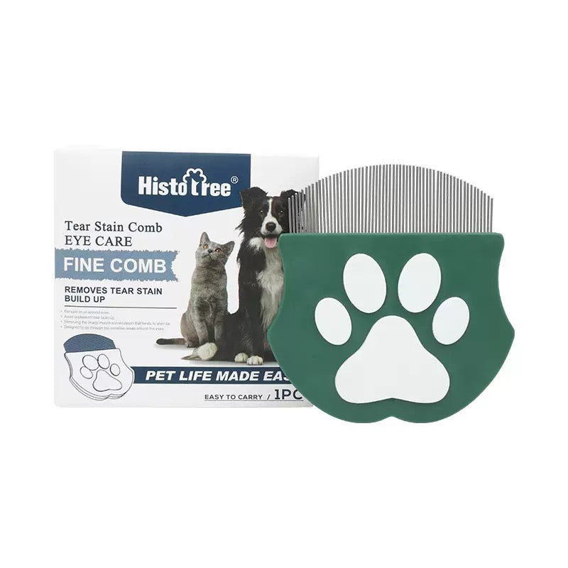 019 Pet Fine-Tooth Facial & Flea Comb