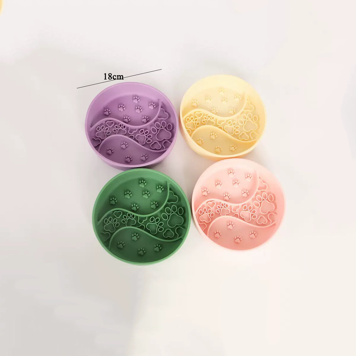 049 Silicone Pet Slow Feeder Lick Bowl