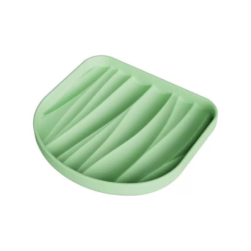 051 Neck-protect Elevated Silicone Slow Feeder Pet Bowl for Dogs & Cats