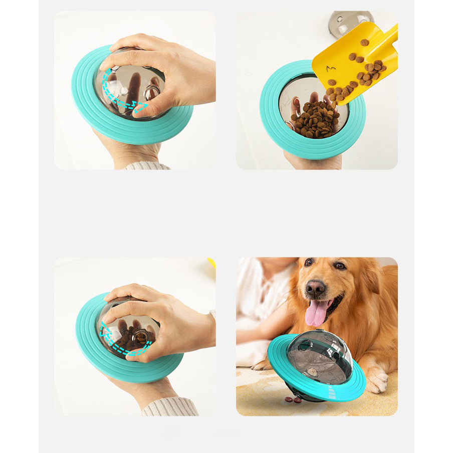 062 dog frisbee treat dispenser toy