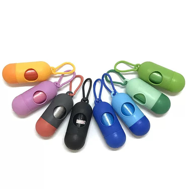 071 Capsule-shaped Pet Waste Bag Dispenser without bags