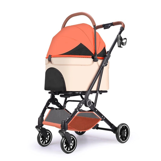 Fold-Flat Pet Stroller