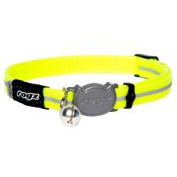 Vibrant Dayglo Rogz Alleycat Safety Collar for Cats