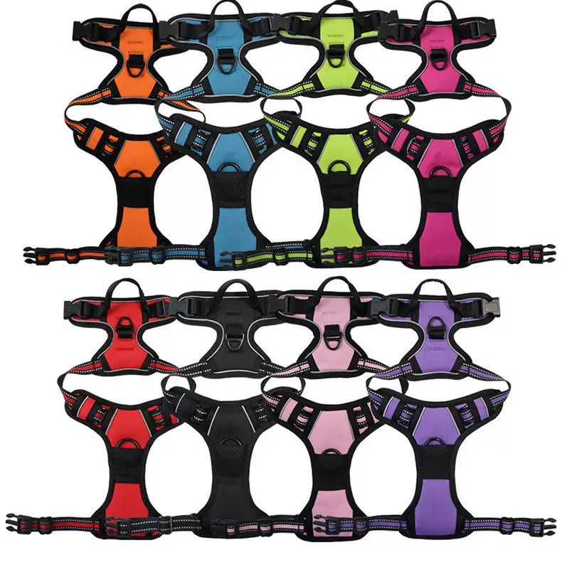006 reflective no-pull dog harness