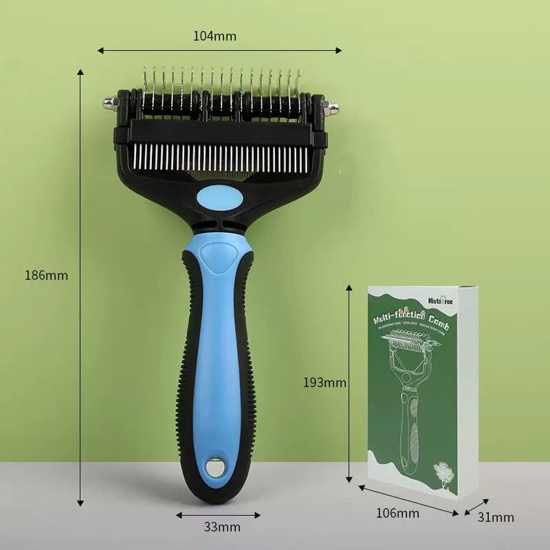 017 3-in-1 Pet Grooming Comb