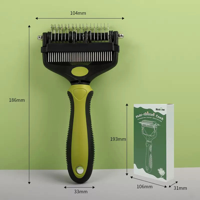 017 3-in-1 Pet Grooming Comb