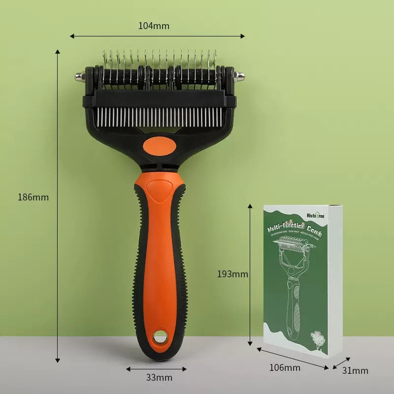 017 3-in-1 Pet Grooming Comb
