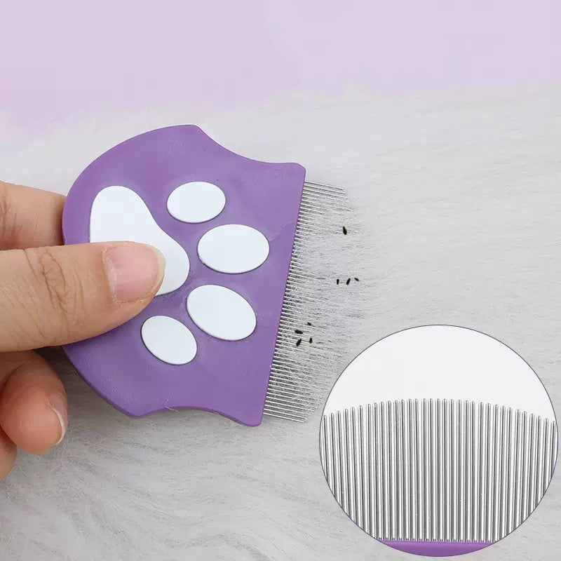 019 Pet Fine-Tooth Facial & Flea Comb