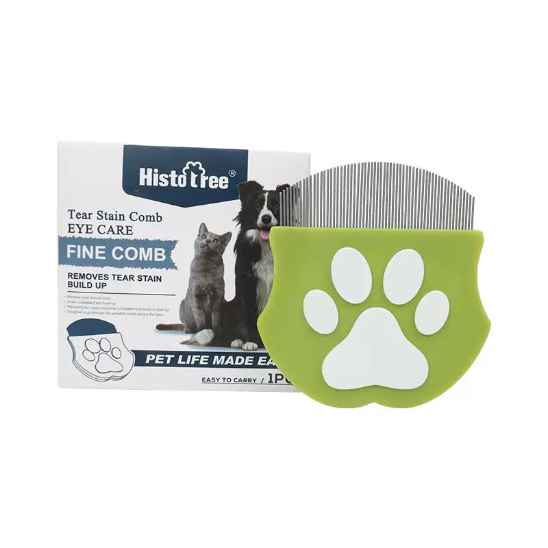 019 Pet Fine-Tooth Facial & Flea Comb