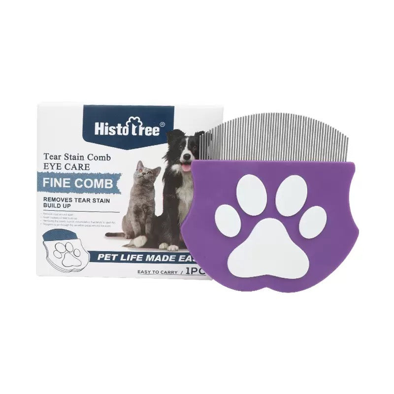 019 Pet Fine-Tooth Facial & Flea Comb