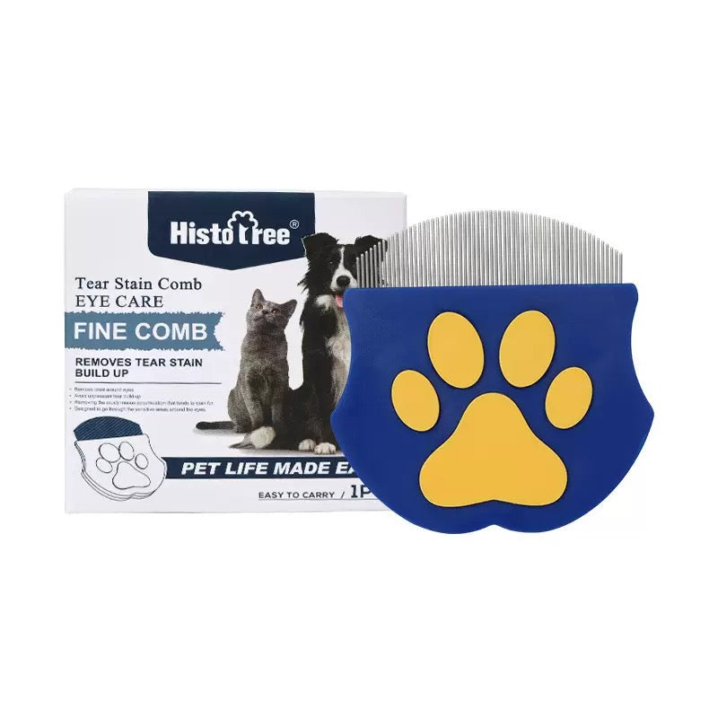 019 Pet Fine-Tooth Facial & Flea Comb