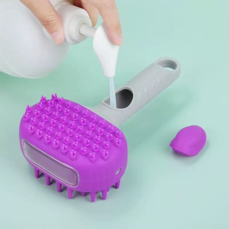 020 Silicone Pet Bath Massage Brush