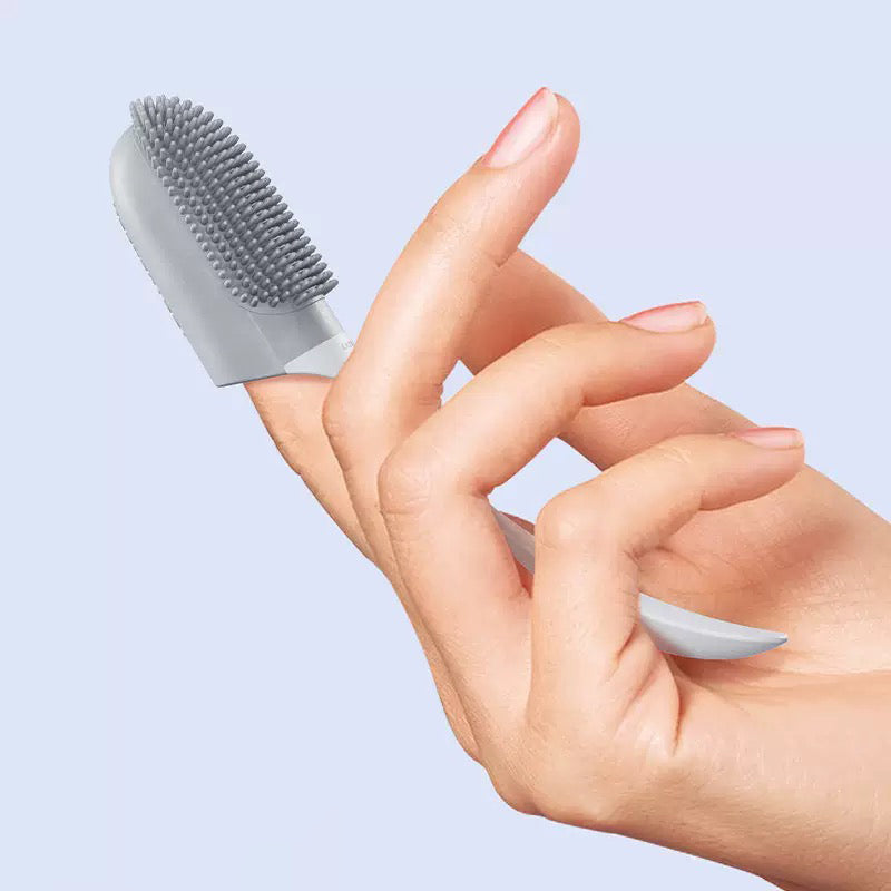 024 Plastic Pet Finger Toothbrush Sleeve