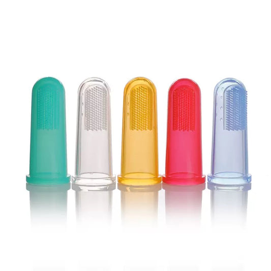 025 Liquid Silicone Pet Finger Toothbrush Set