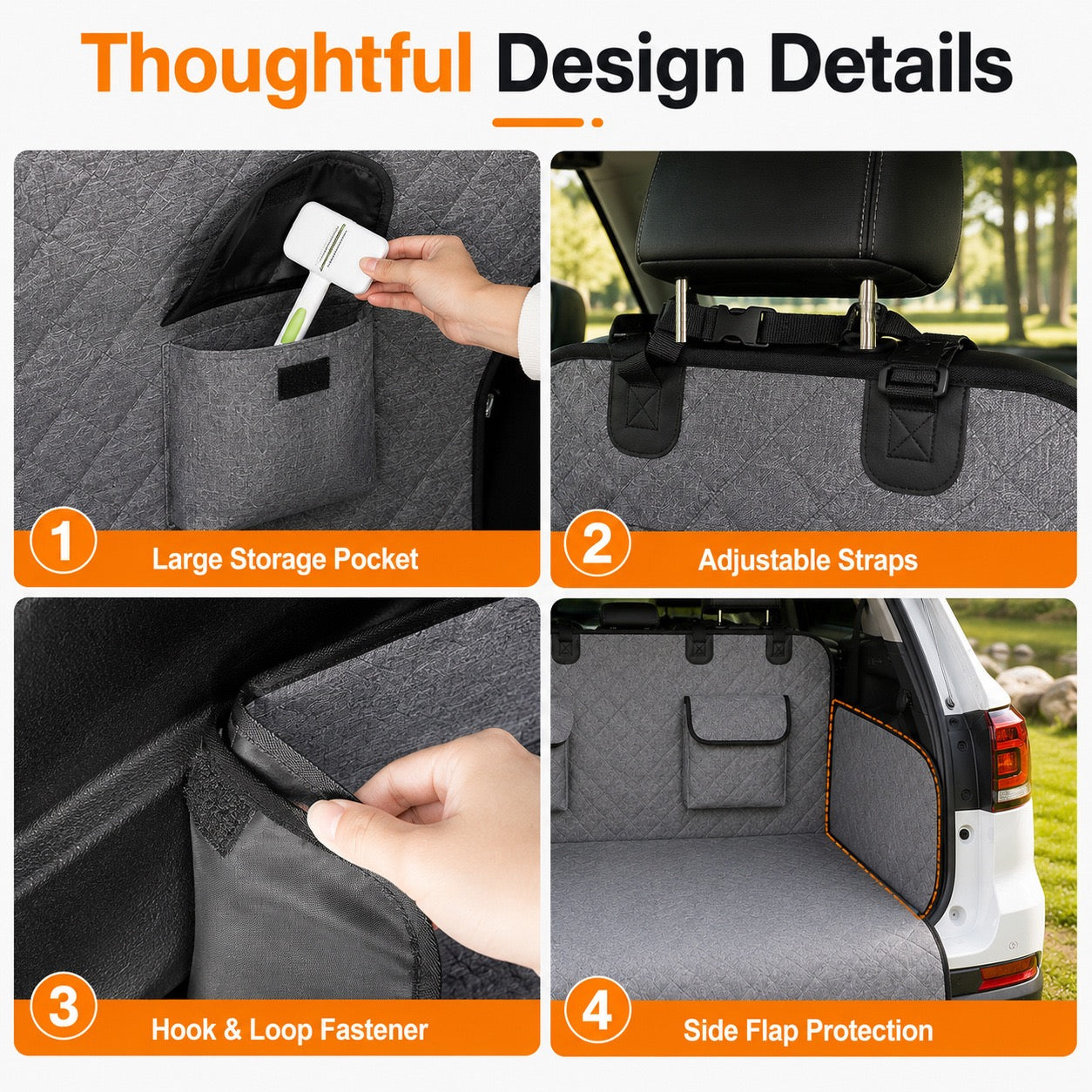 033 Universal Waterproof Pet Trunk Cargo Liner