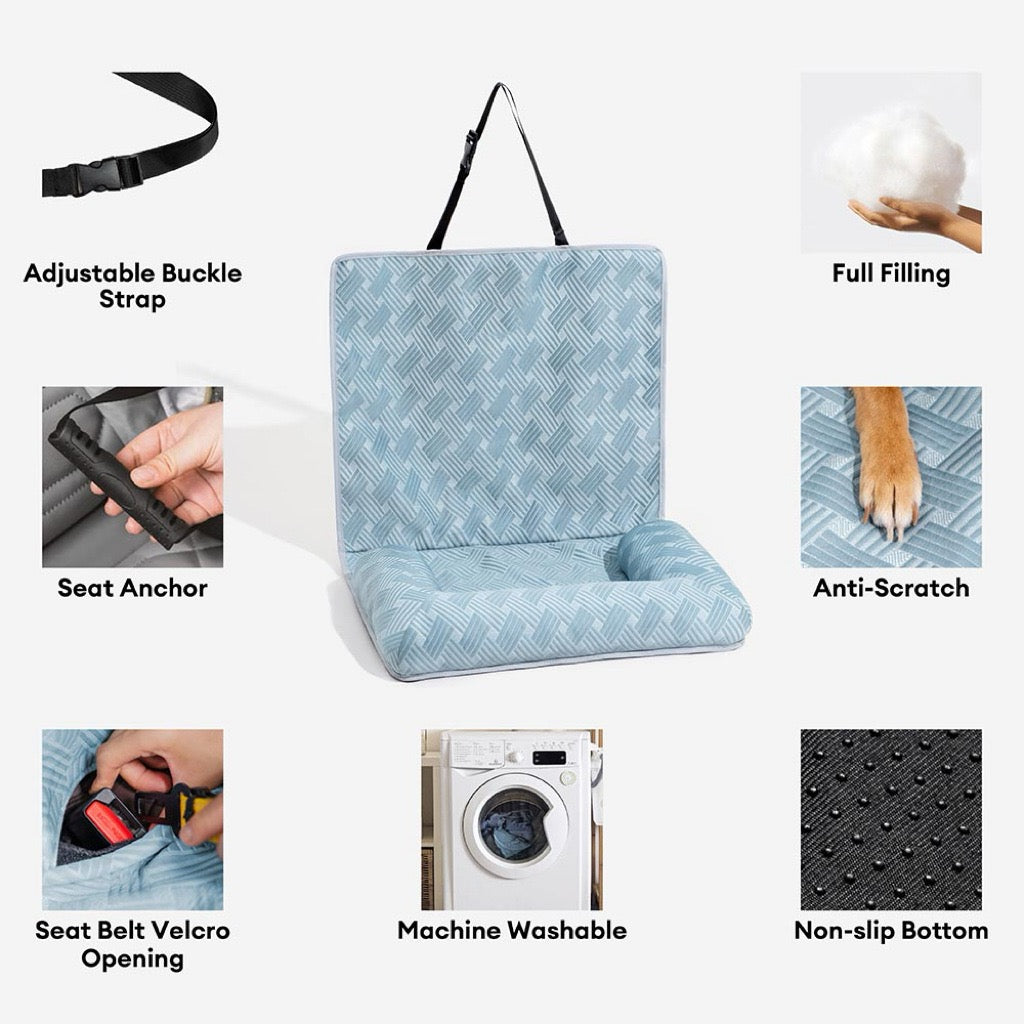 035  Washable Cooling Rear Seat Dog Car Bed
