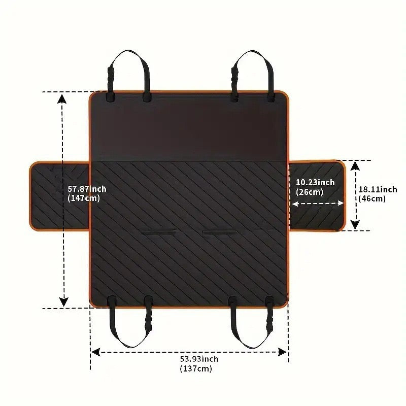 036 Oxford Pet Rear Car Mat
