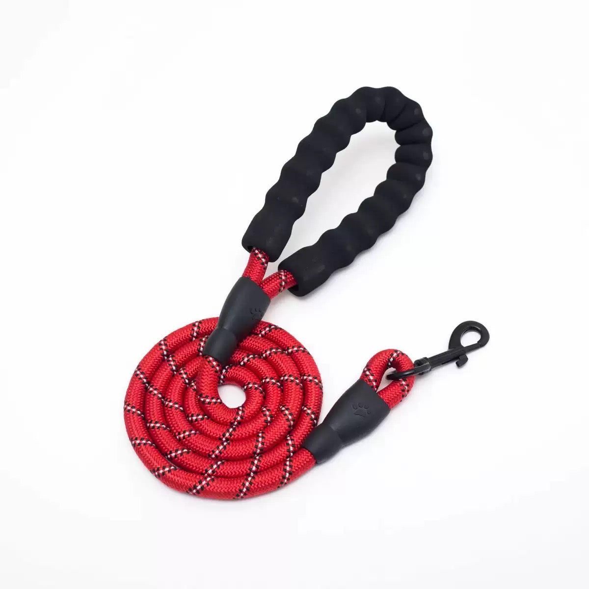 037 reflective nylon round dog leash