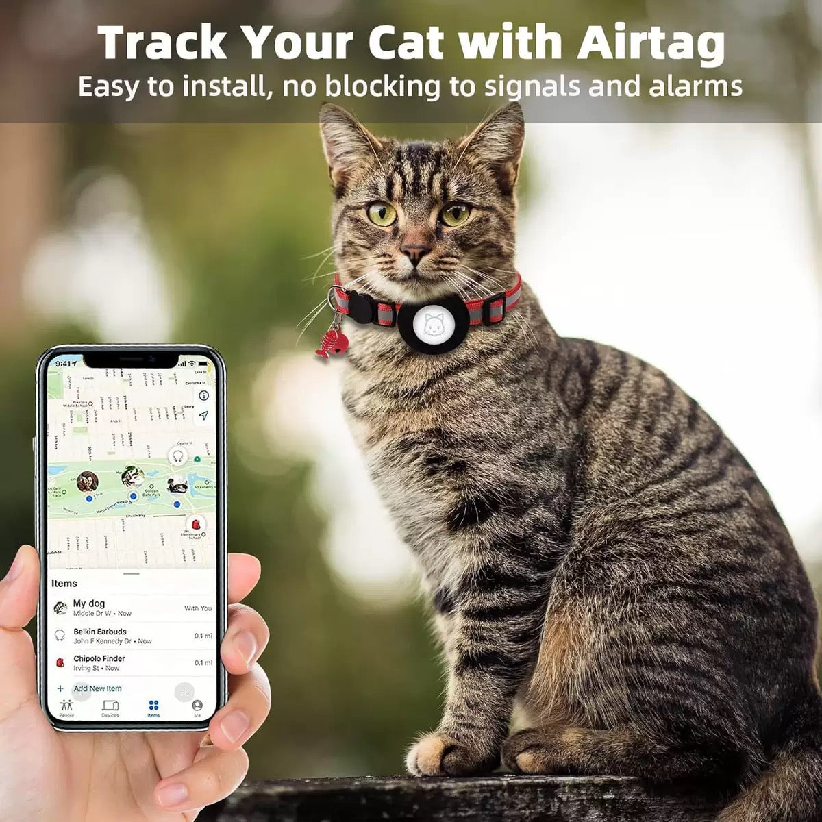 038 reflective cat collar