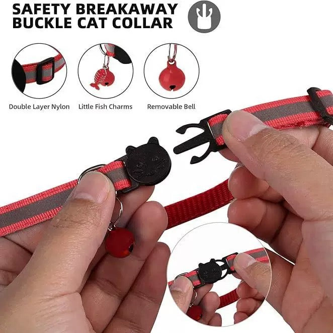 038 reflective cat collar