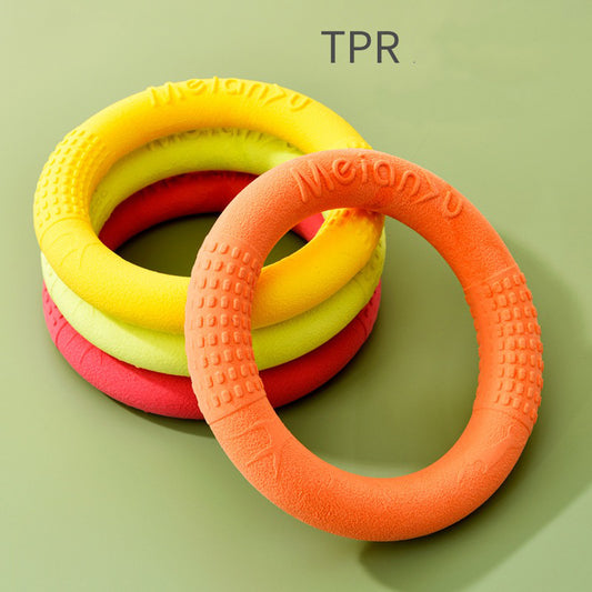 045 Bite-Resistant Soft Pull Ring Dog Training Toy