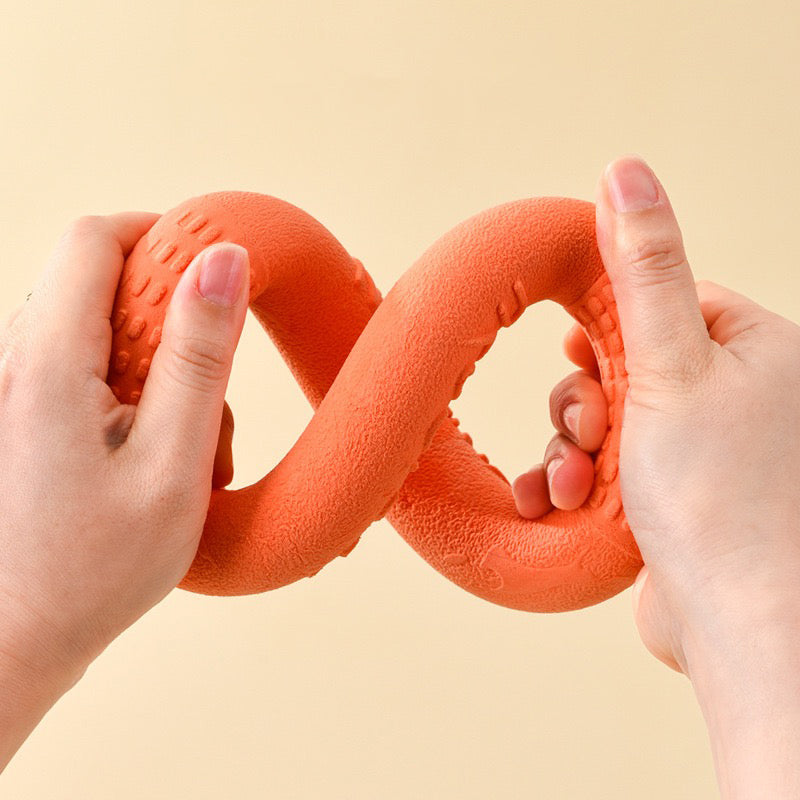 045 Bite-Resistant Soft Pull Ring Dog Training Toy