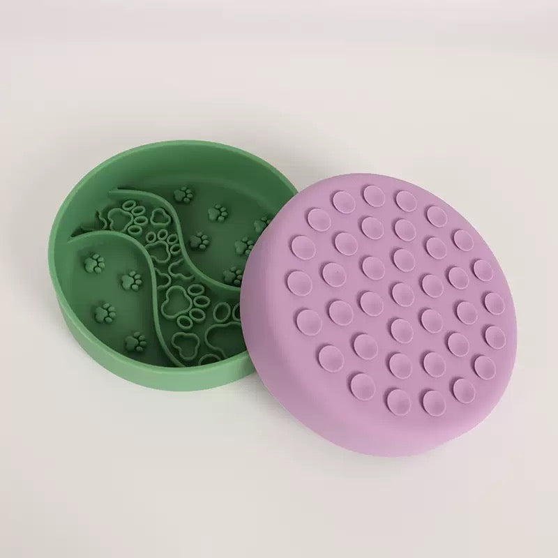 049 Silicone Pet Slow Feeder Lick Bowl