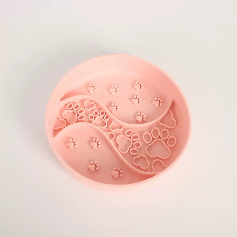 049 Silicone Pet Slow Feeder Lick Bowl