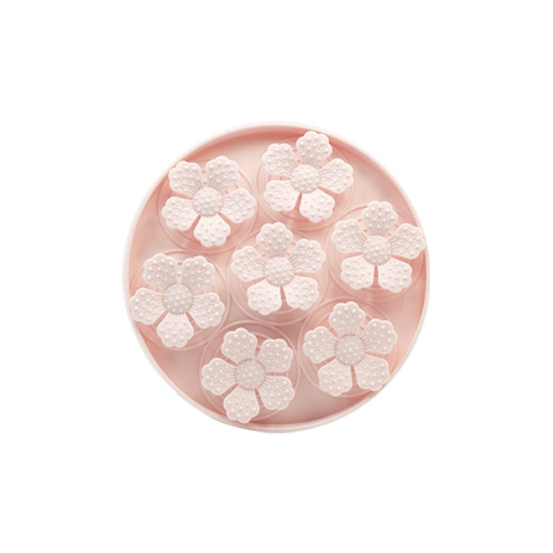 050 Flower-shaped Silicone Pet Lick Pad Slow Feeder Bowl