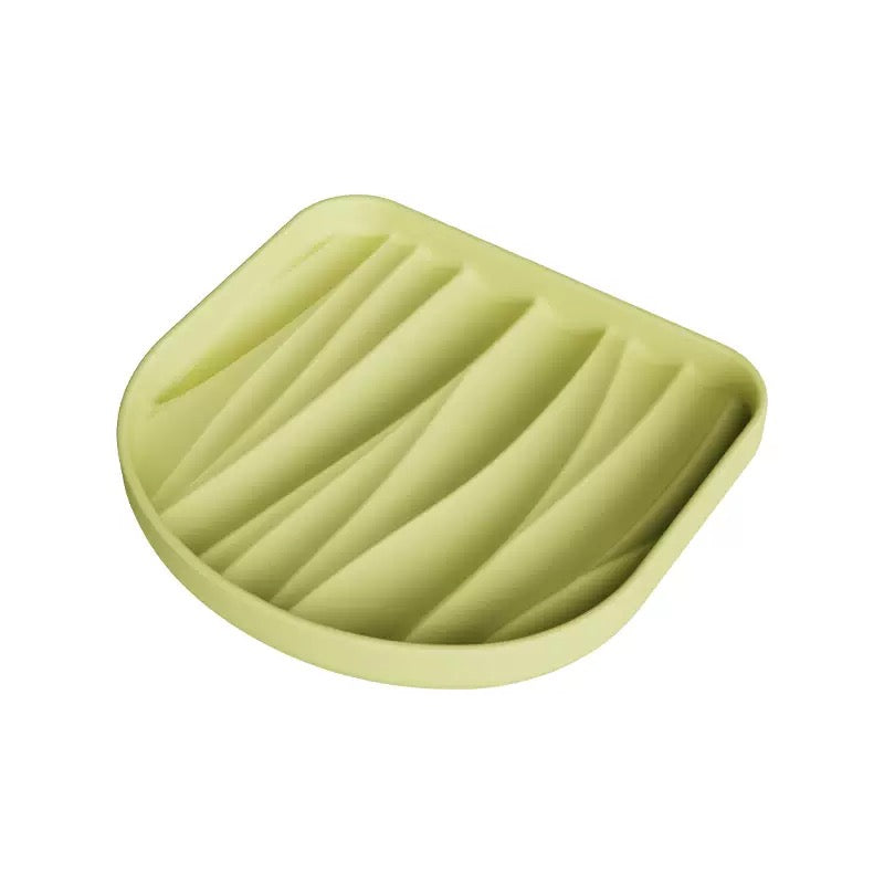 051 Neck-protect Elevated Silicone Slow Feeder Pet Bowl for Dogs & Cats