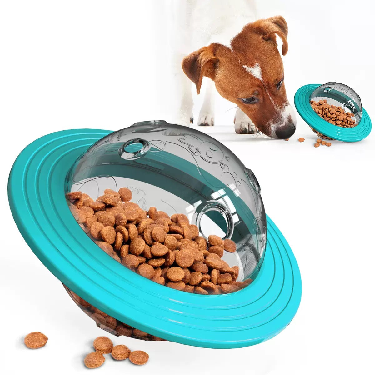 062 dog frisbee treat dispenser toy