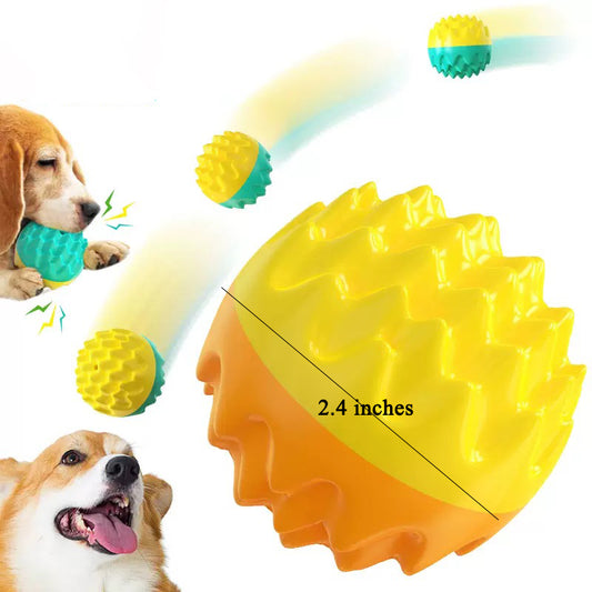 067 Squeaky Dog Toothbrush Molar Training Ball