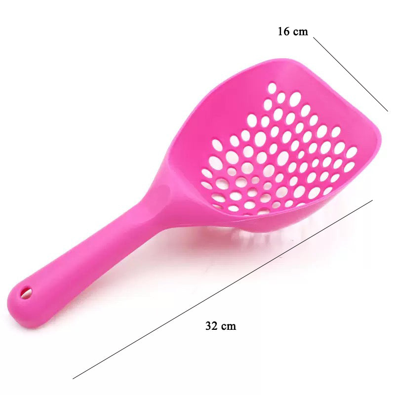 069 Plastic Long-Handle Cat Litter Scoop