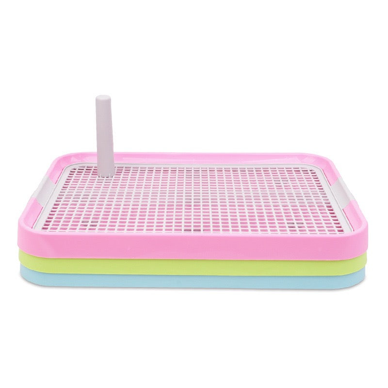 070 Anti-Slip Grid Large Dog Potty Tray