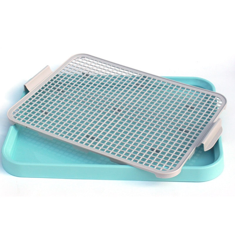 070 Anti-Slip Grid Large Dog Potty Tray
