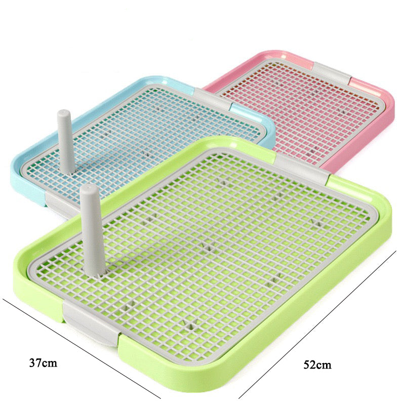 070 Anti-Slip Grid Large Dog Potty Tray