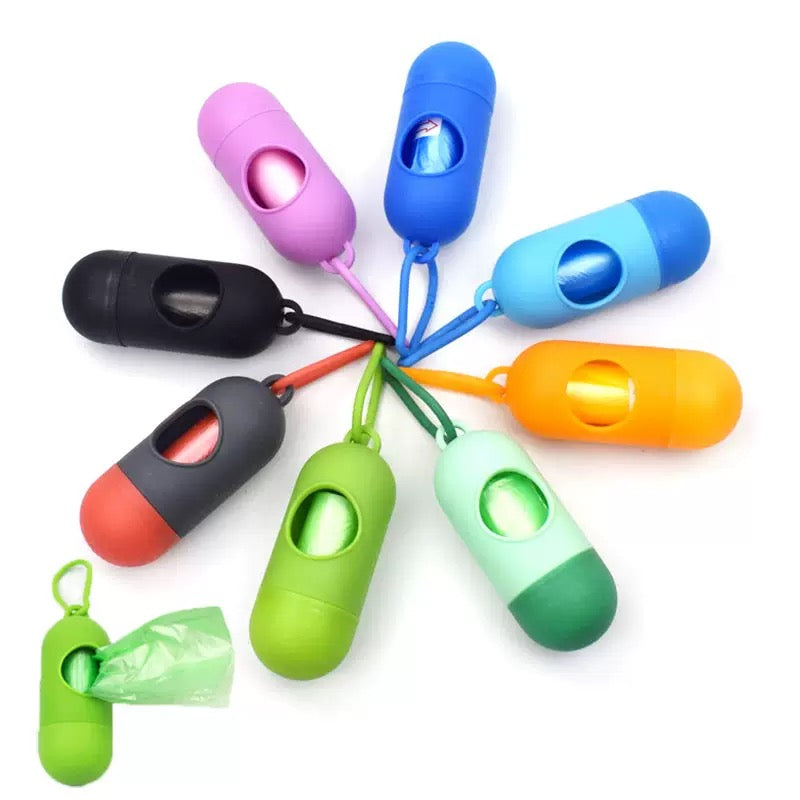 071 Capsule-shaped Pet Waste Bag Dispenser without bags
