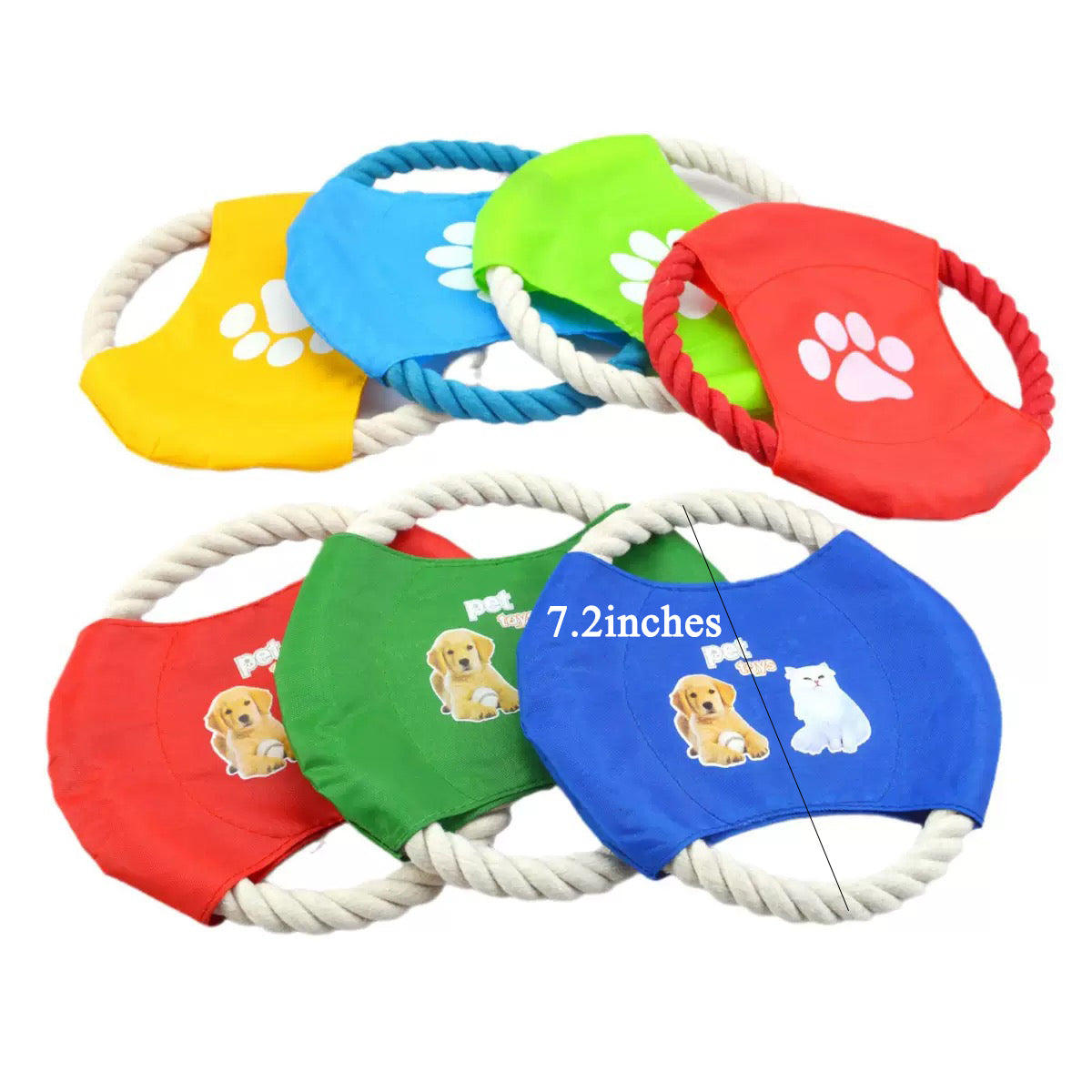 073 Cotton Rope Dog Flying Disc