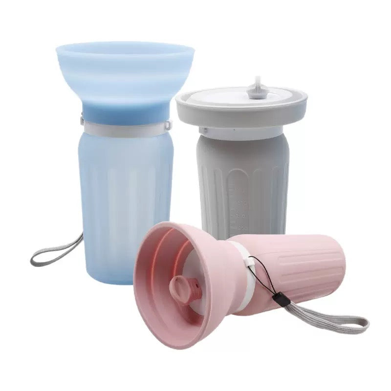 074 Foldable Silicone Pet Water Bottle