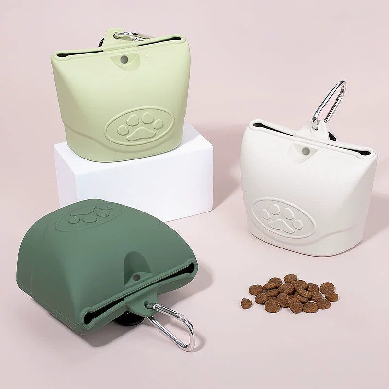 075 Portable Silicone Dog Training Waist Pouch