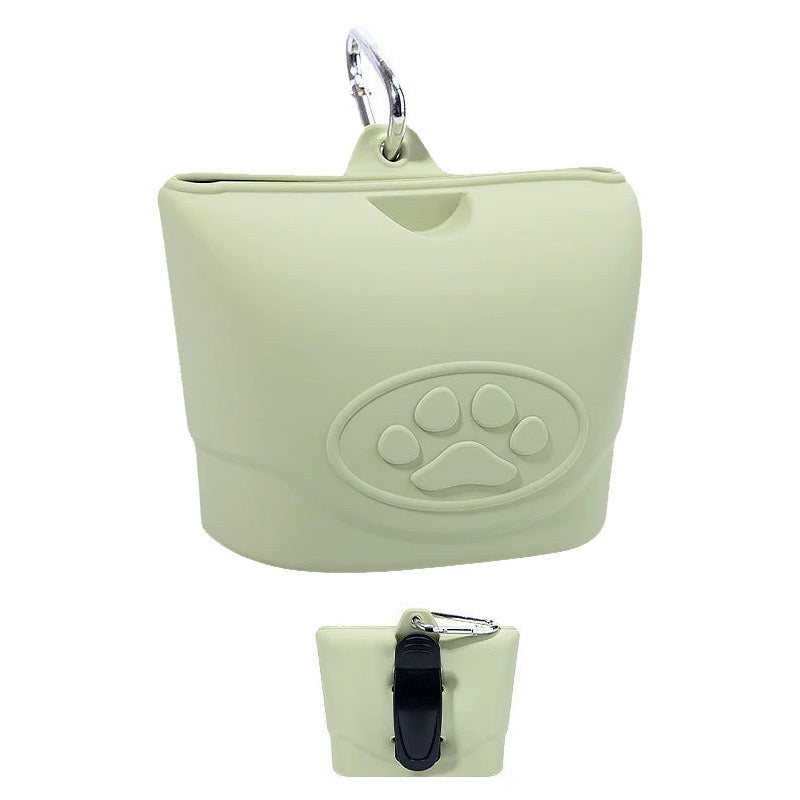 075 Portable Silicone Dog Training Waist Pouch
