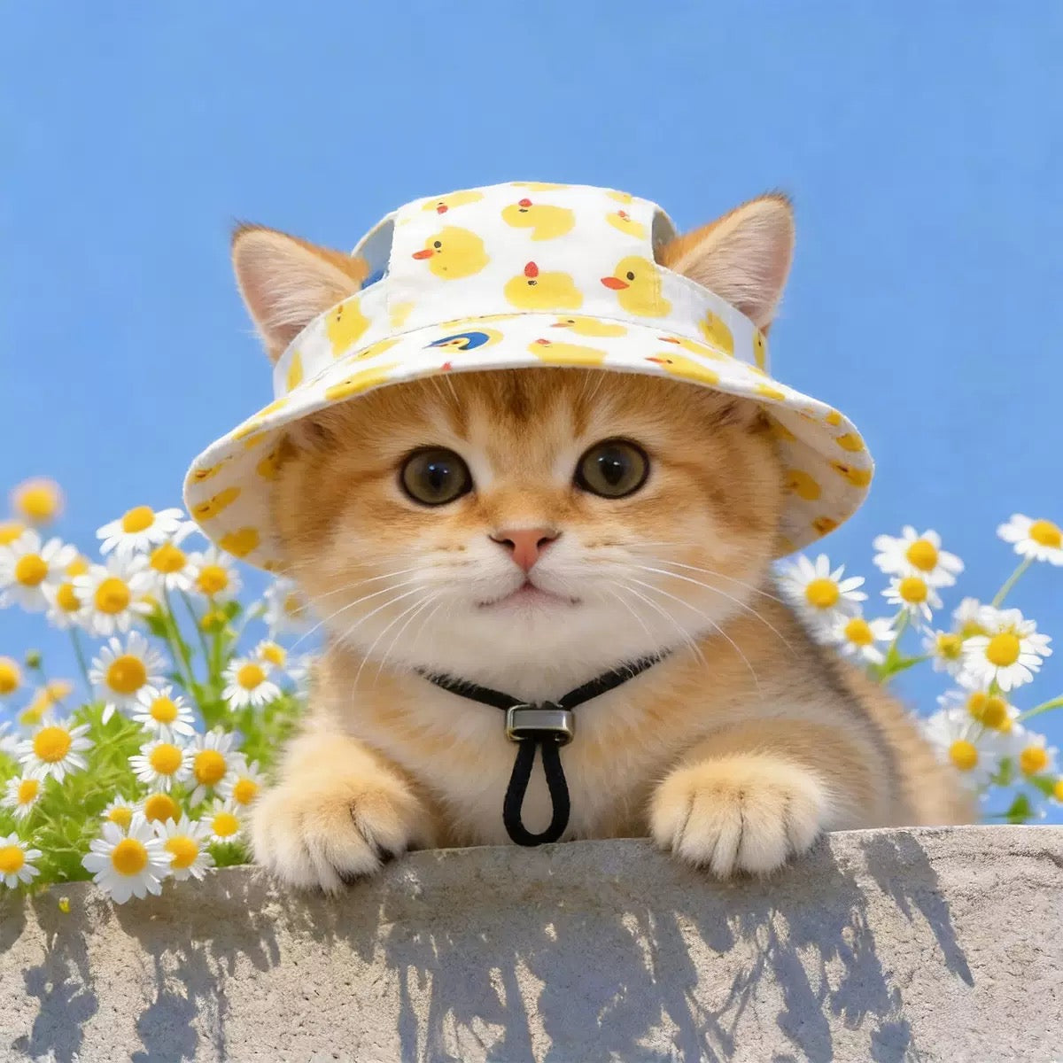 076 Pet Summer Sun Hat for Cats