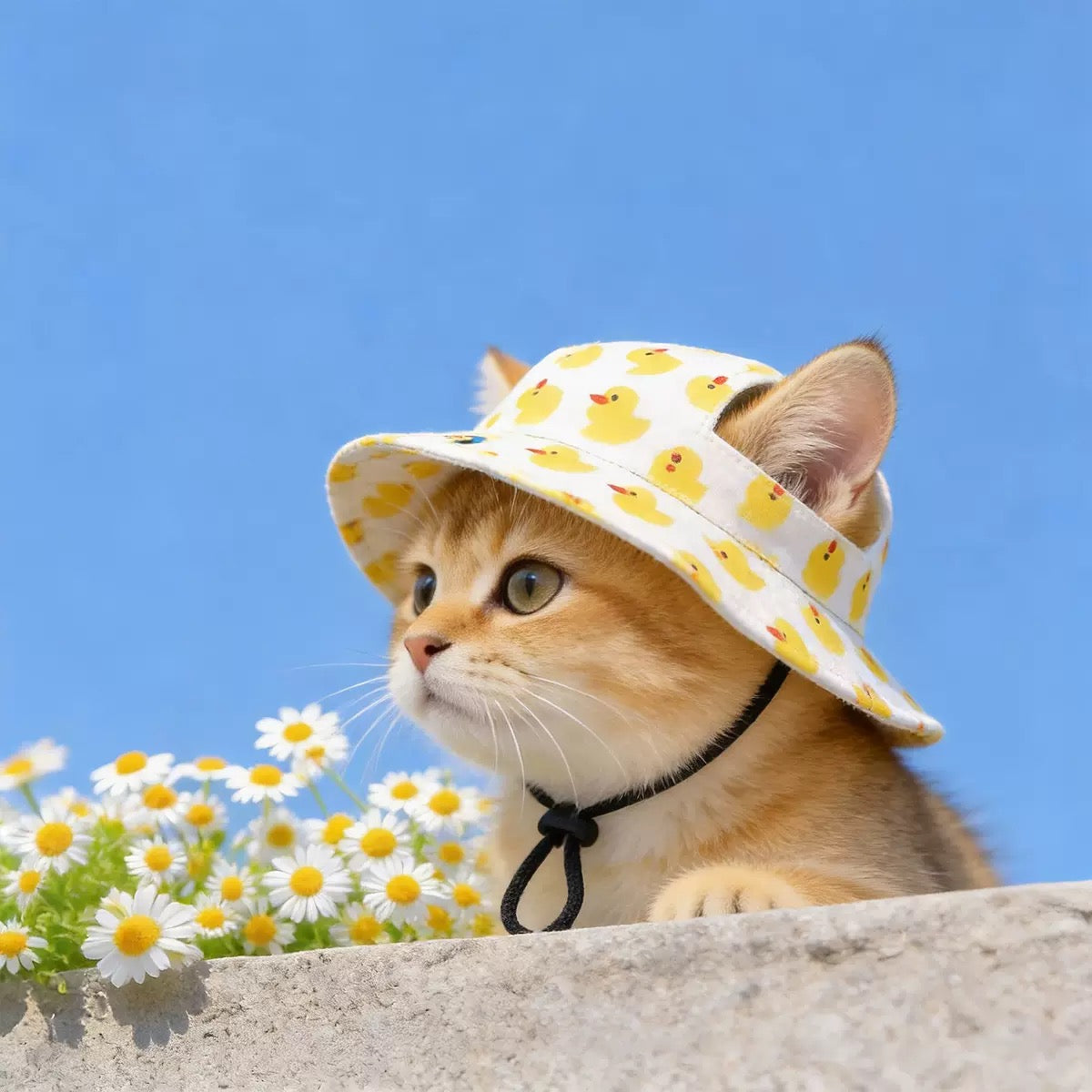 076 Pet Summer Sun Hat for Cats