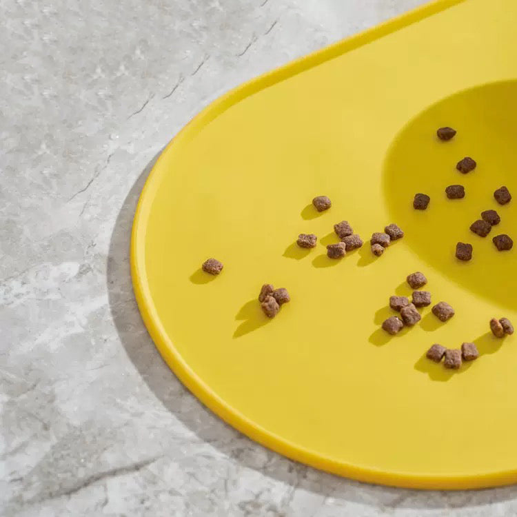 077 Oval Silicone Pet Feeding Mat