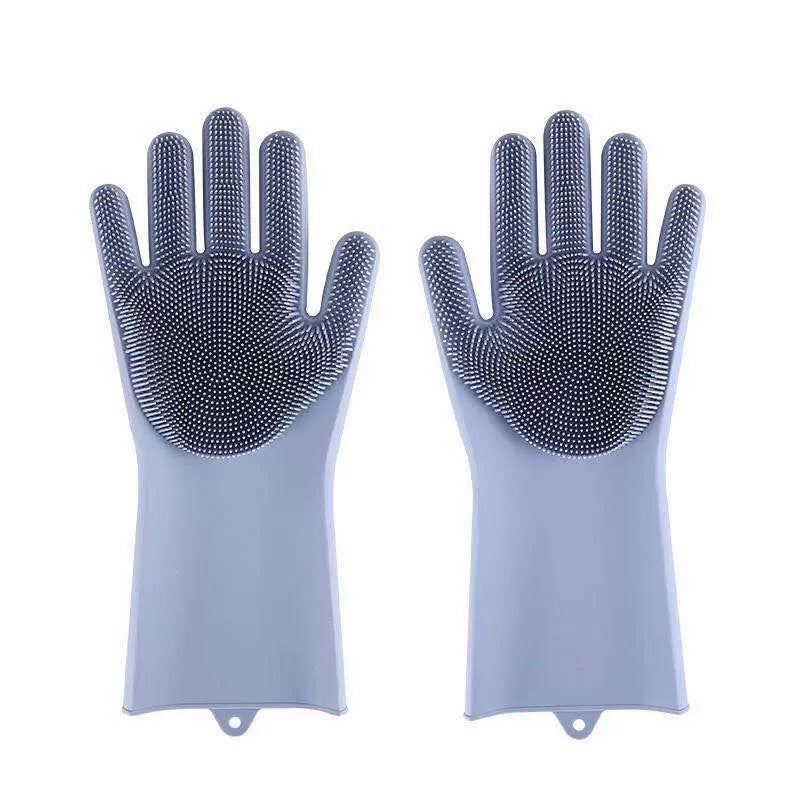 081 Silicone Pet Bathing Glove Massager