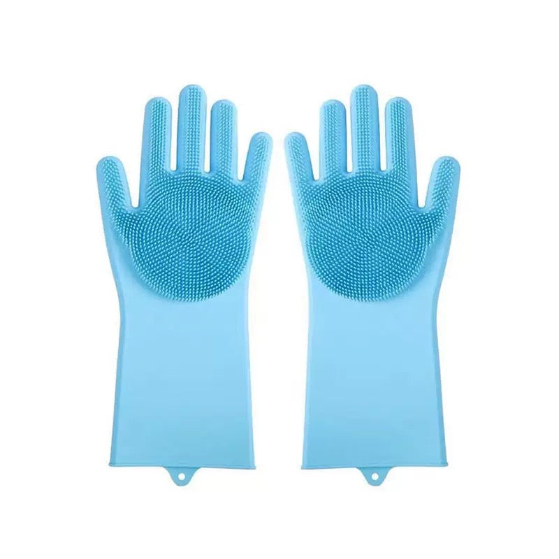 081 Silicone Pet Bathing Glove Massager