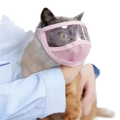 084 Transparent Anti-Bite Cat Mask