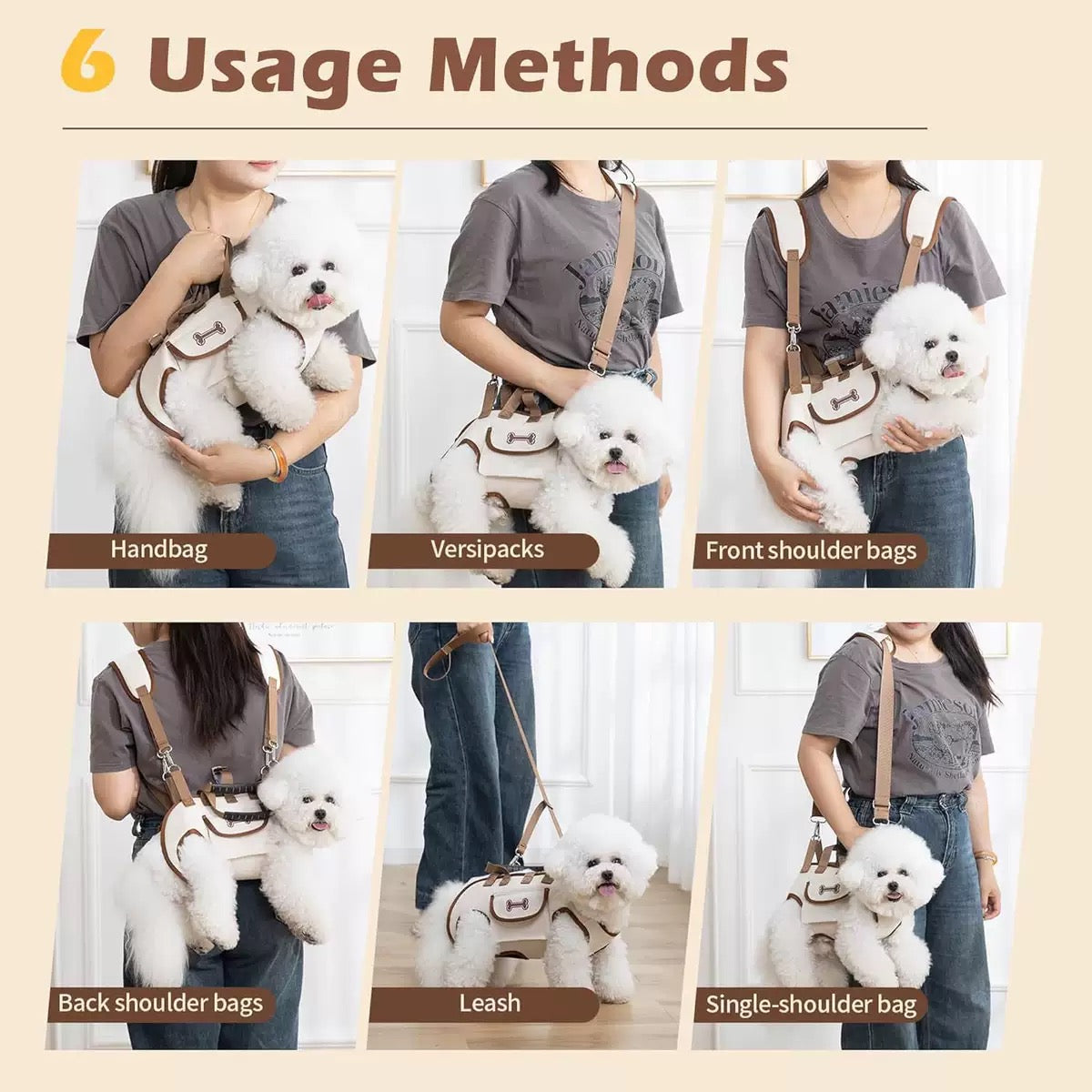 089 Multi-Way Breathable Pet Carrier Backpack