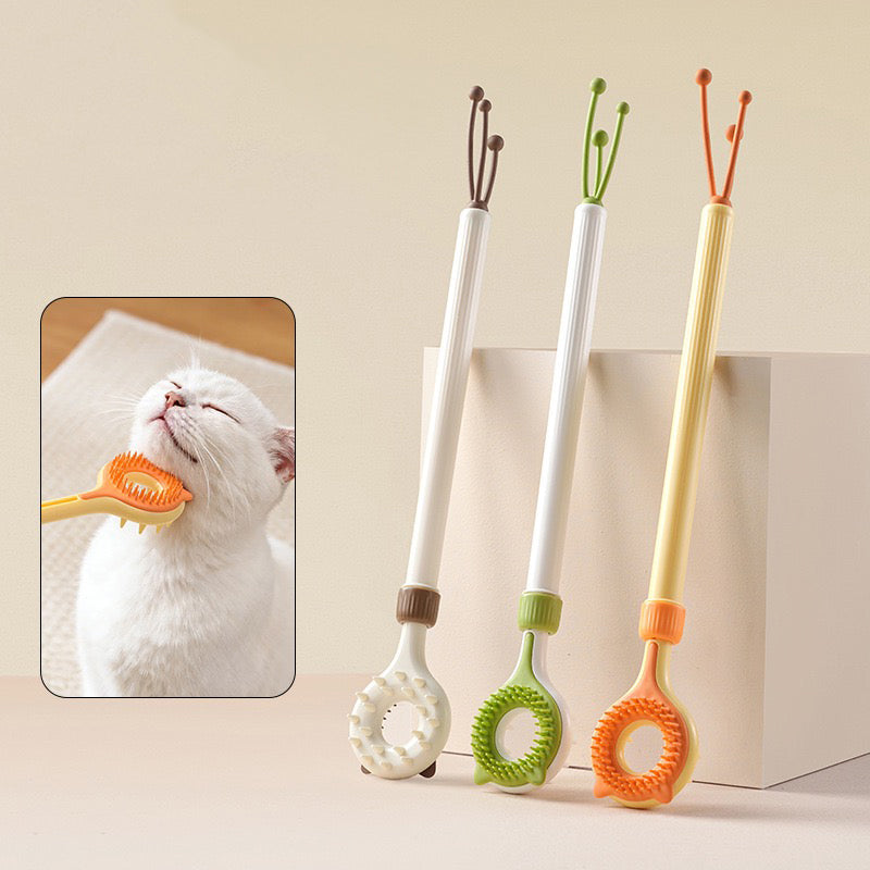 093 Retractable Double-Sided Pet Massager