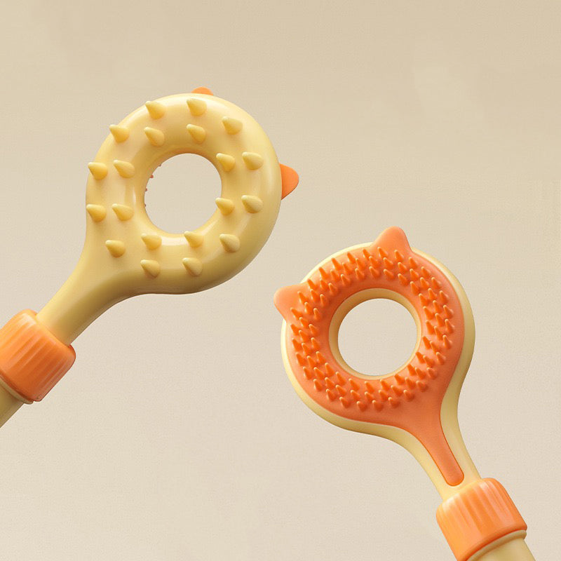 093 Retractable Double-Sided Pet Massager